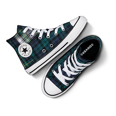 Converse Chuck Taylor All Star Plaid Luxe Boys' Sneakers