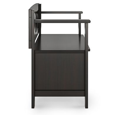 Simpli Home Amherst Small Entryway Storage Bench
