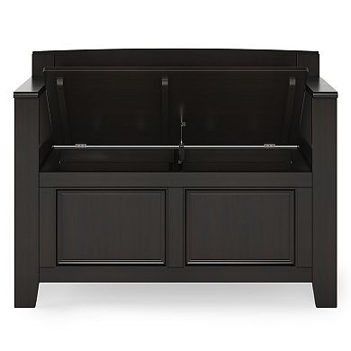 Simpli Home Amherst Small Entryway Storage Bench