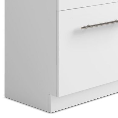 Simpli Home Metro Stainless Steel Sink & Laundry Cabinet