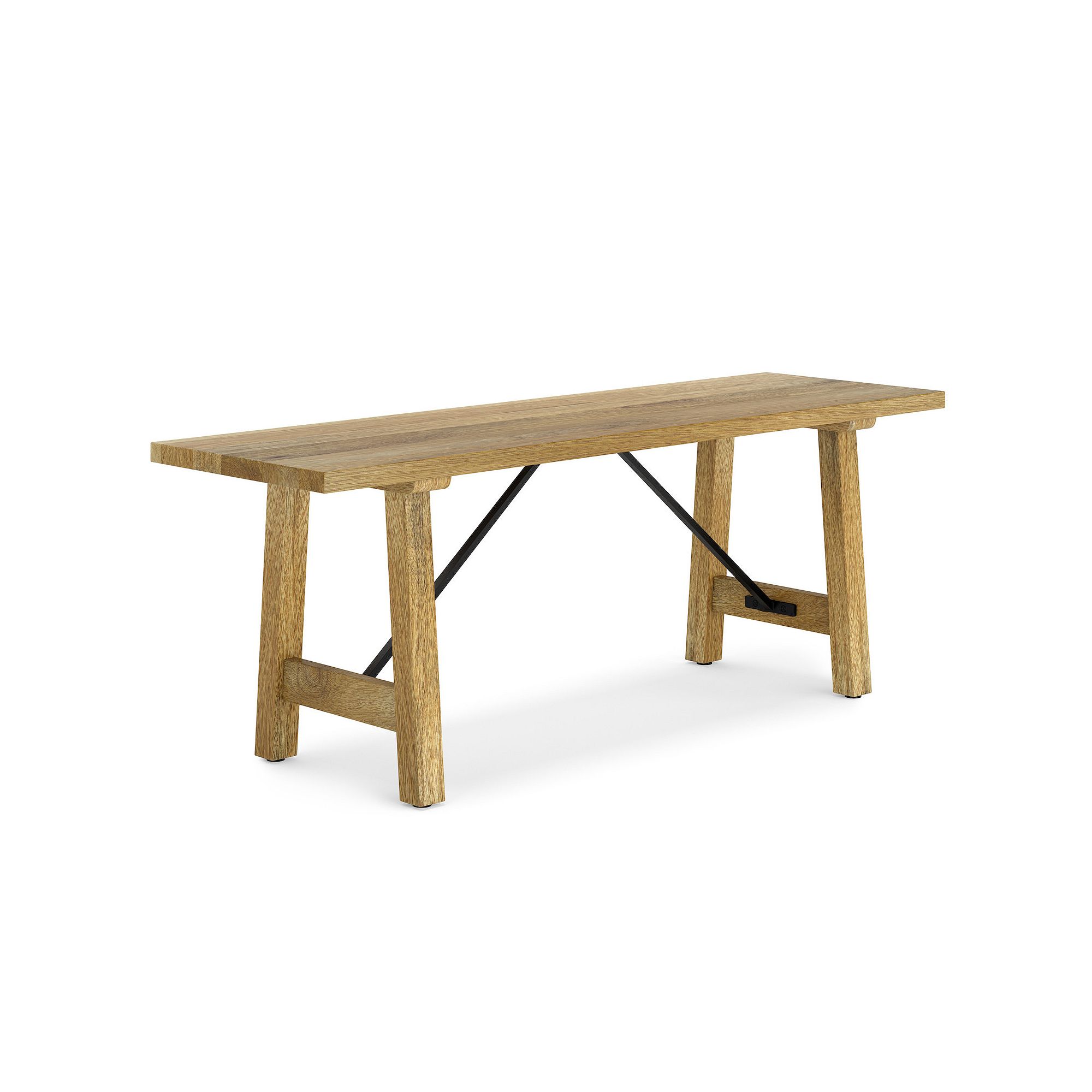 Simpli Home Harvey Farmhouse Bench, Natural
