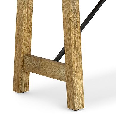 Simpli Home Harvey Farmhouse Bench