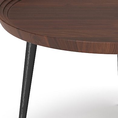 Simpli Home Clairmont Cognac Coffee Table