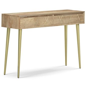 Simpli Home Jager Solid Mango Wood Console Table