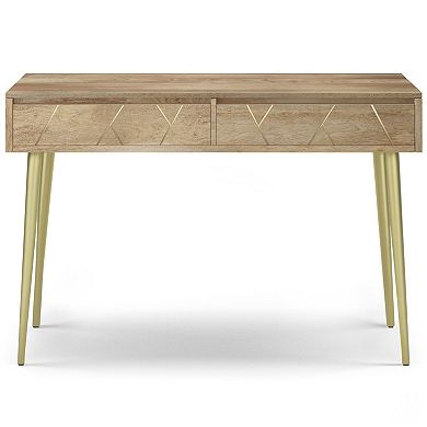 Simpli Home Jager Solid Mango Wood Console Table