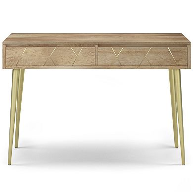 Simpli Home Jager Solid Mango Wood Console Table