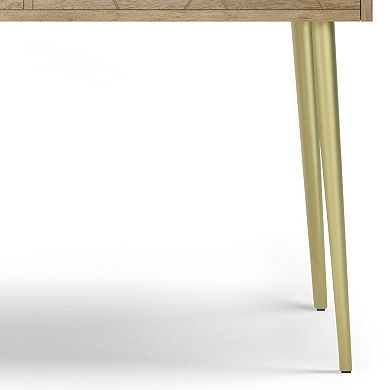 Simpli Home Jager Solid Mango Wood Console Table