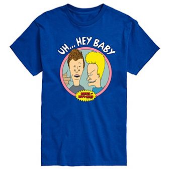 Men's Beavis & Butthead Uh... Hey Baby Graphic Tee