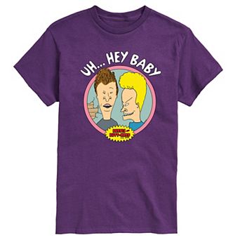 Men's Beavis & Butthead Uh... Hey Baby Graphic Tee