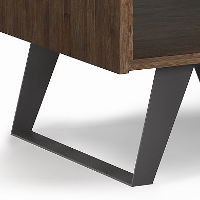 Simpli Home Lowry Solid Acacia Wood End Table