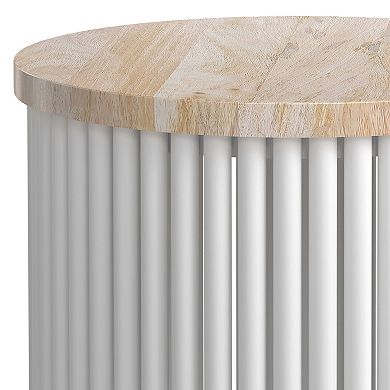 Simpli Home Demy 17.5" Wide Industrial End Table