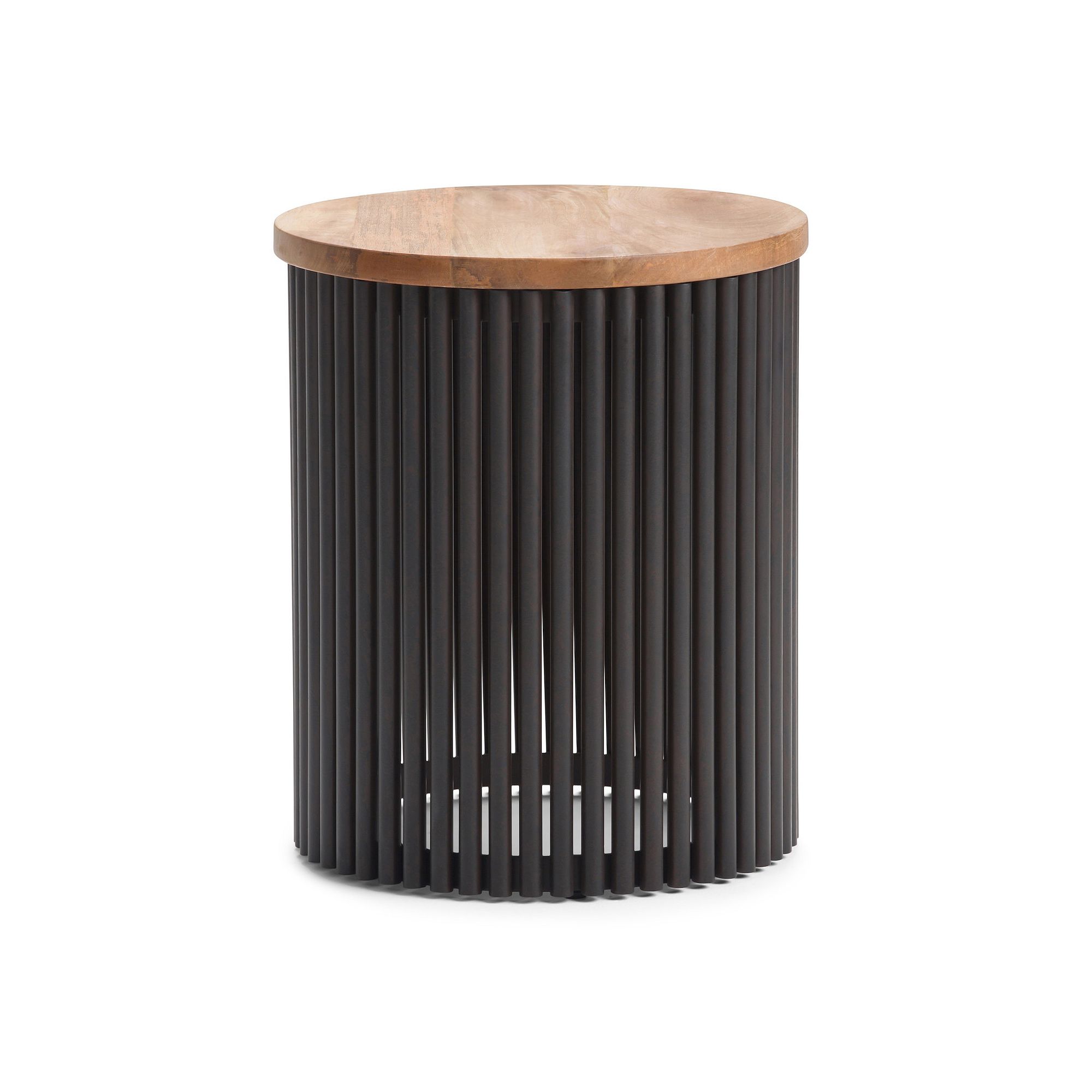 Simpli Home Demy 17.5 Wide Industrial End Table, Black