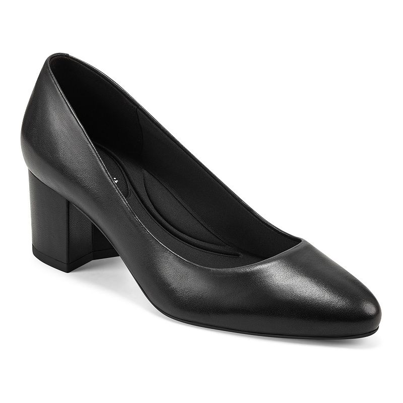 UPC 195608714081 product image for Easy Spirit Cosma E-Flex Women's Block Heel Pumps, Size: 8.5, Black | upcitemdb.com