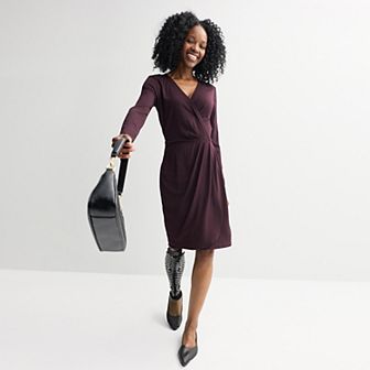Women's Nine West Adaptive Wrap Dress