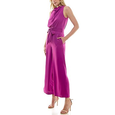 Women's Nicole Miller Cowl Neck Jumpsuit