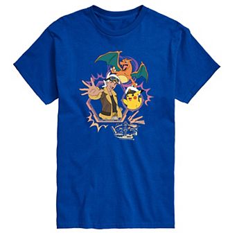 Men's Pokemon Freide Cap Charizard Graphic Tee