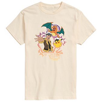 Men's Pokemon Freide Cap Charizard Graphic Tee