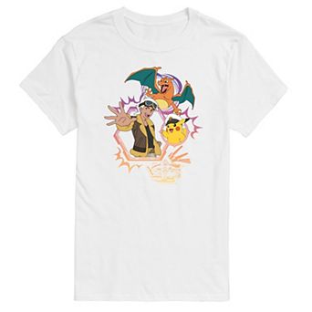 Men's Pokemon Freide Cap Charizard Graphic Tee