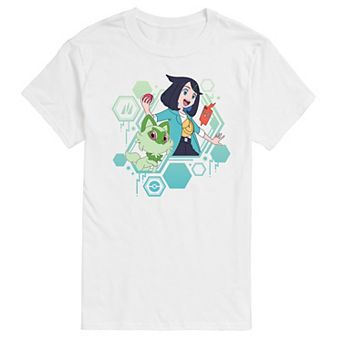 Men's Pokemon Liko And Sprigatito Graphic Tee