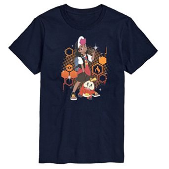 Men's Pokemon Roy and Fuecoco Graphic Tee