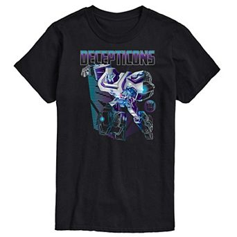 Men's Transformers Decepticons Grid Logo Tee