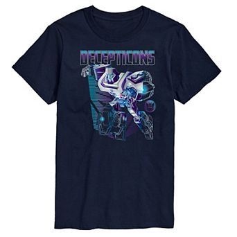 Men's Transformers Decepticons Grid Logo Tee