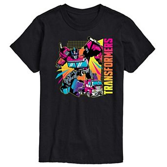 Men's Transformers Neon Halftones Tee