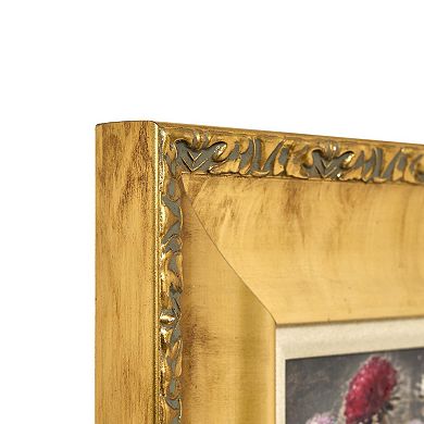 American Art Décor Ornate Framed "Asters and Fruit" Canvas Print by Henri Fantin-Latour