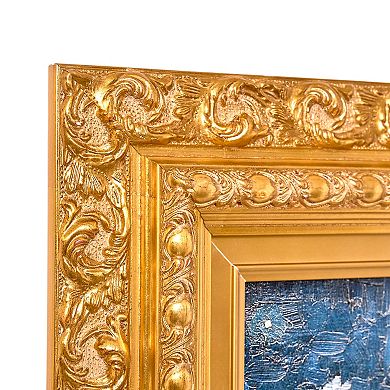 American Art Décor Ornate Framed "Starry Night Over the Rhone" Canvas Print by Vincent van Gogh