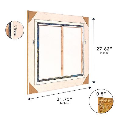 American Art Décor Ornate Framed "Starry Night Over the Rhone" Canvas Print by Vincent van Gogh