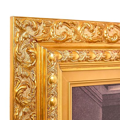 American Art Décor Ornate Framed "The Last Supper" Canvas Print by Leonardo da Vinci