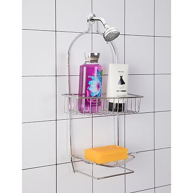 Metal Wire Hanging Bathroom Shower Storage Rack