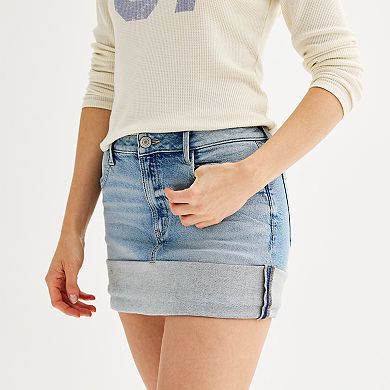 Juniors' SO® Fashionable Denim Skirt
