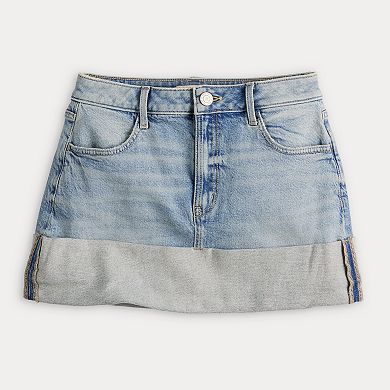 Juniors' SO® Fashionable Denim Skirt