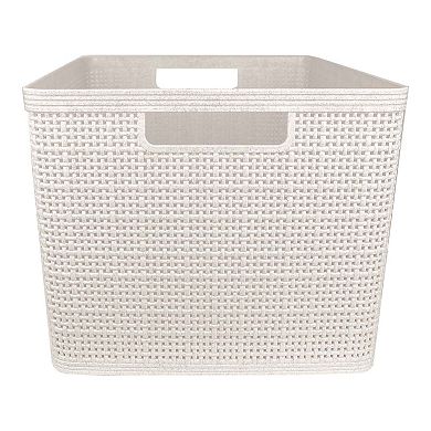 Belle Maison 3-pk. Large Regtangular Wheat Bins
