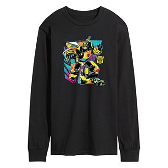 Men's Transformers Bumblebee Long Sleeve Graphic Tee