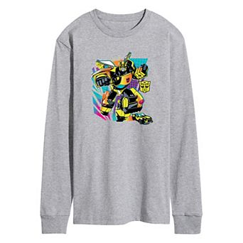 Men's Transformers Bumblebee Long Sleeve Graphic Tee
