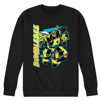 Men's Transformers Bumblebee Halftone Fleece Sweatshirt