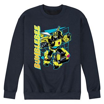 Men's Transformers Bumblebee Halftone Fleece Sweatshirt
