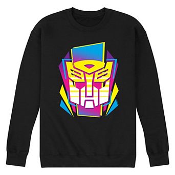 Men's Transformers Halftone Icon Autobot Fleece Sweatshirt