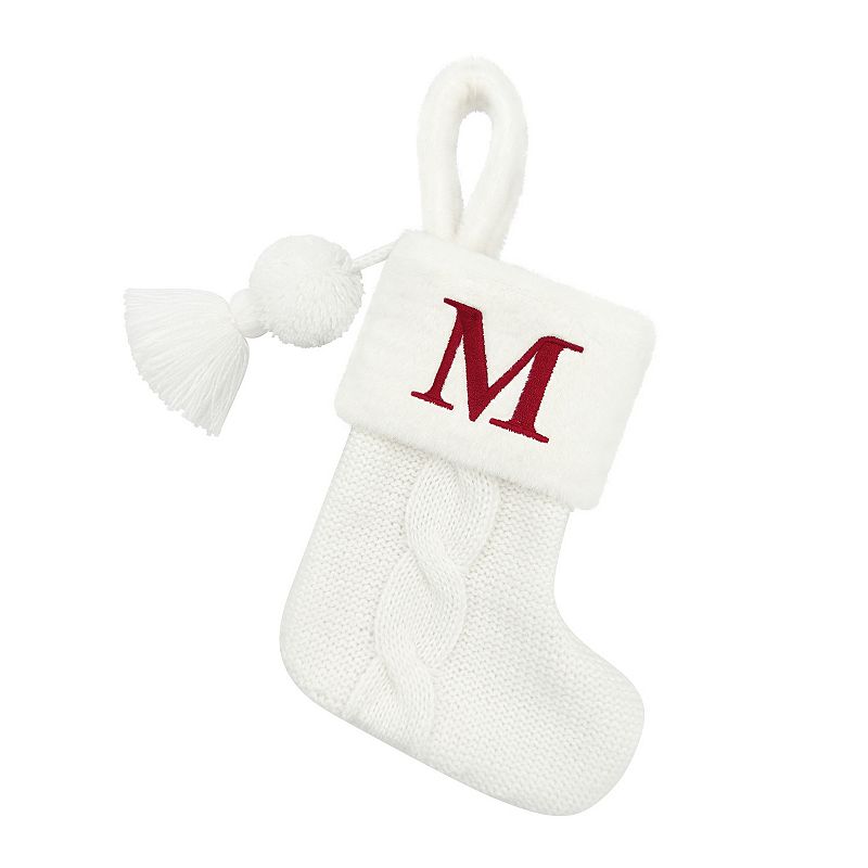 St. Nicholas Square® Faux-Fur Knit Mini Christmas Stocking