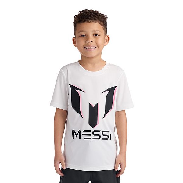 Boys 8-20 Messi Short Sleeve Core Logo Tee