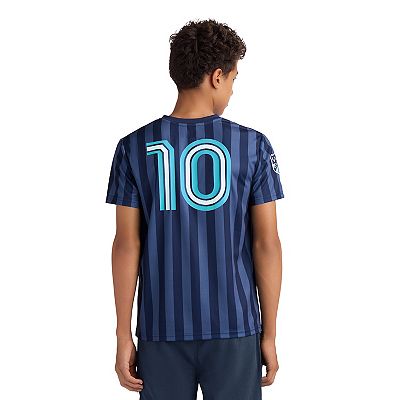 Boys 8-20 Messi Classic Striped Top