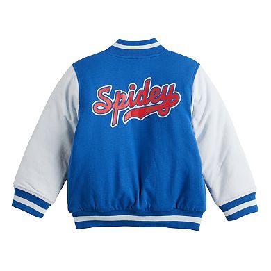 Toddler Boy Spider-Man Varsity Jacket