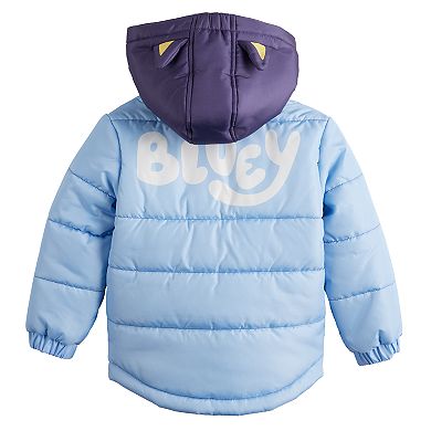 Toddler Boy Bluey Puffer Jacket
