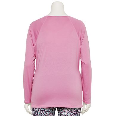 Plus Size Maternity Tek Gear® Long Sleeve Tee