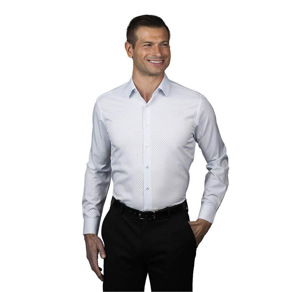 ben sherman stretch dress shirt Ben Sherman Men's Slim-Fit Dobby Dress Shirt - S 32/33