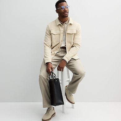Men's Apt. 9 Fleece Button-Front Shacket