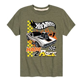 Boys 8-20 Hot Wheels Made 2 Race Graphic Tee