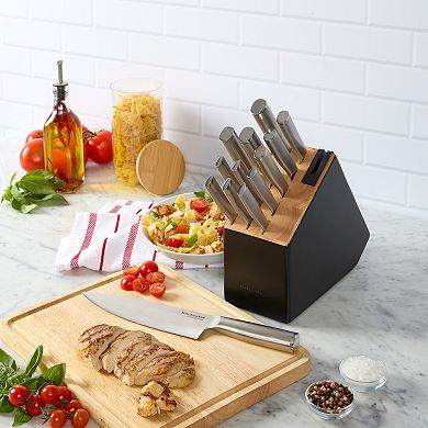 KitchenAid Black Gourmet Knife Block 14-piece Set with Built in Sharpener